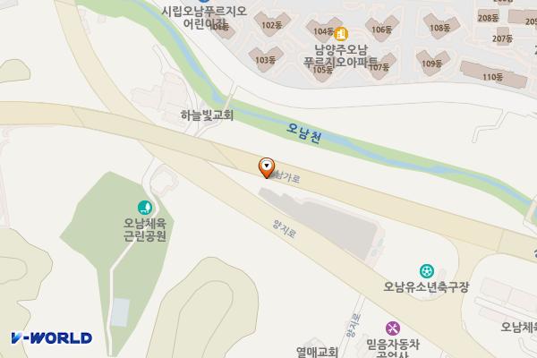오남 제1공영 위치 지도 — 경기도 남양주시 오남읍 오남리 862