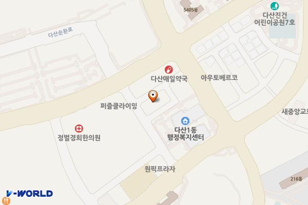 다산 제3공영 위치 지도 — 경기도 남양주시 다산동 6148