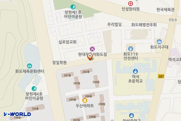 화도 노상제2 위치 지도 — 경기도 남양주시 화도읍 창현리 740