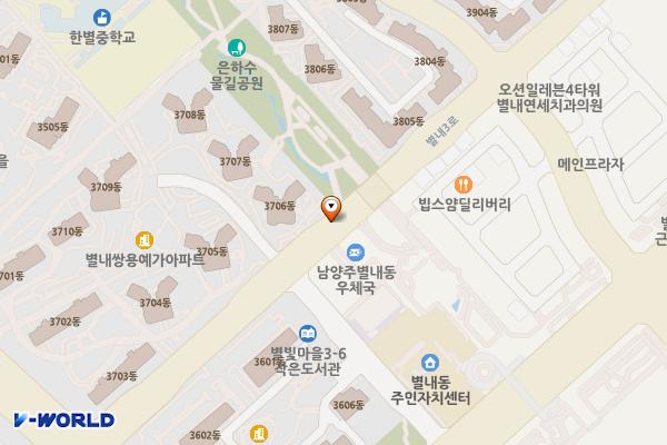 별내동 노상제7 위치 지도 — 경기도 남양주시 별내동 1031