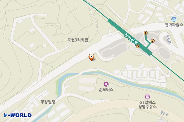 화도 제8공영 위치 지도 — 경기도 남양주시 화도읍 묵현리 353