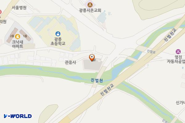 진접 제1공영 위치 지도 — 경기도 남양주시 진접읍 팔야리 778-4