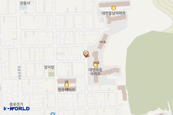 대연극동아파트 옆 위치 지도 — 부산광역시 남구 대연동 282-5
