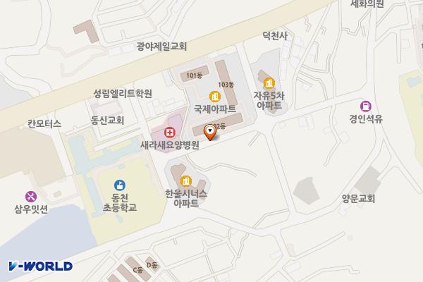 국제아파트주변 위치 지도 — 부산광역시 남구 감만동 27-10