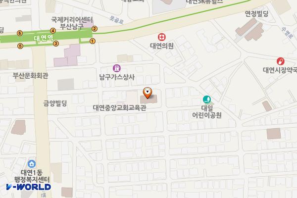 유엔평화로 9번길(항도빌라 주변) 위치 지도 — 부산광역시 남구 유엔평화로9번길 42