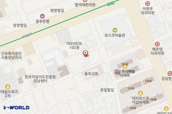 테헤란로78길 위치 지도 — 서울특별시 강남구 테헤란로78길
