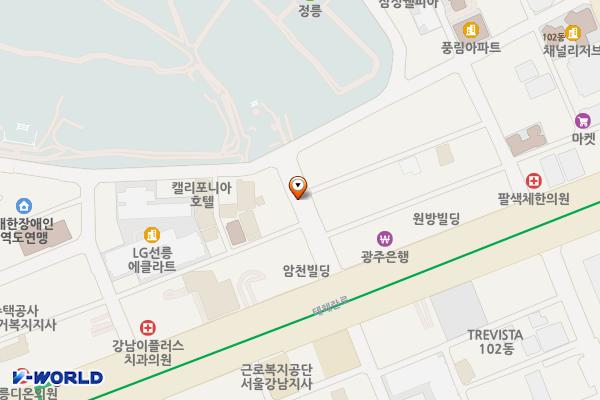 테헤란로69길 위치 지도 — 서울특별시 강남구 테헤란로 69길