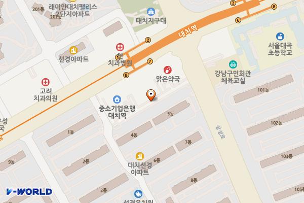 대치동507-3 위치 지도 — 서울특별시 강남구 삼성로 151길