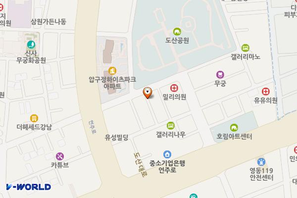 도산대로45길 위치 지도 — 서울특별시 강남구 도산대로45길 10 주변