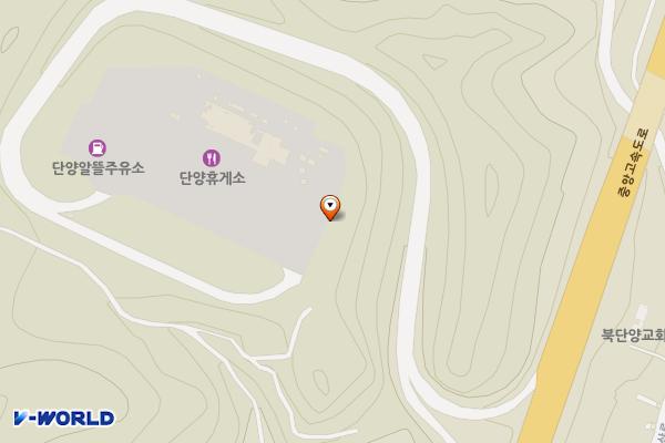 단양팔경(부산) 휴게소 위치 지도 — 충청북도 단양군 적성면 기동2길 32-37 (기동리)