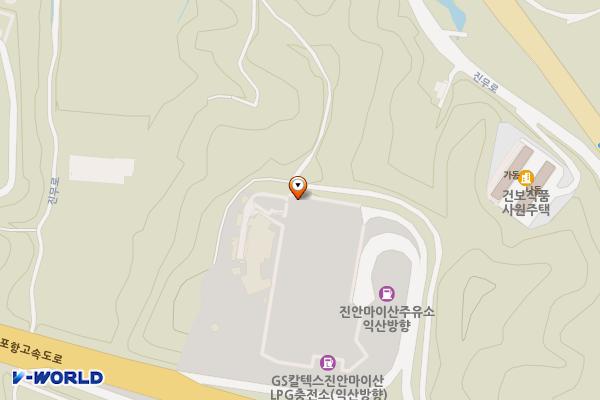 진안마이산(익산) 휴게소 위치 지도 — 전북특별자치도 진안군 진안읍 익산장수고속도로 41 (단양리)