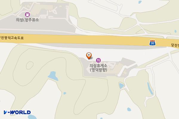 의성(영덕) 휴게소 위치 지도 — 경상북도 의성군 안계면 새못안길 45-47 (양곡리)