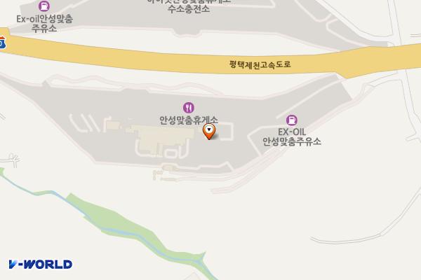 안성맞춤(제천) 휴게소 위치 지도 — 경기도 안성시 서운면 신능리 51-11