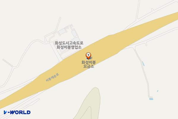 비봉영업소 위치 지도 — 경기도 화성시 봉담읍 내리 13-5 인근