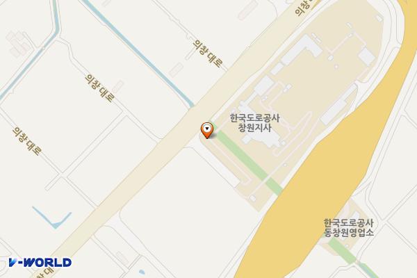 한국도로공사창원지사 위치 지도 — 경상남도 창원시 의창구 의창대로 1024