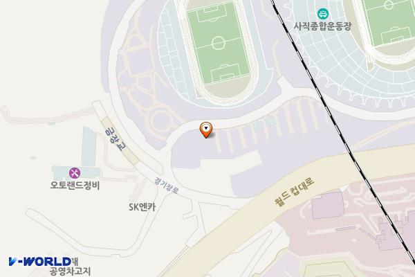 부산아시아드보조경기장VIP주차장 위치 지도 — 부산광역시 연제구 거제동 1312