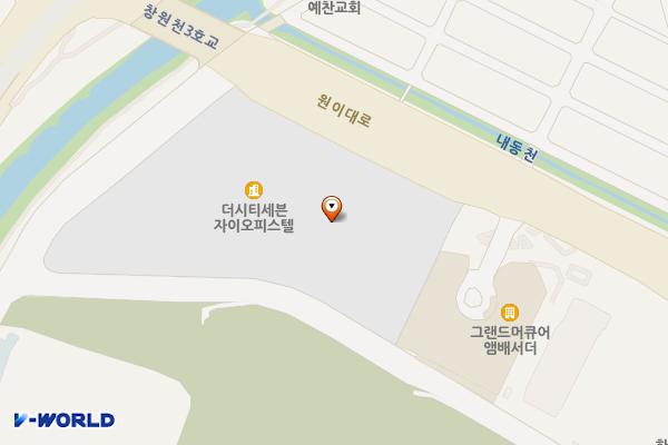 롯데마트 시티세븐점 위치 지도 — 경상남도 창원시 의창구 원이대로 320 (두대동)