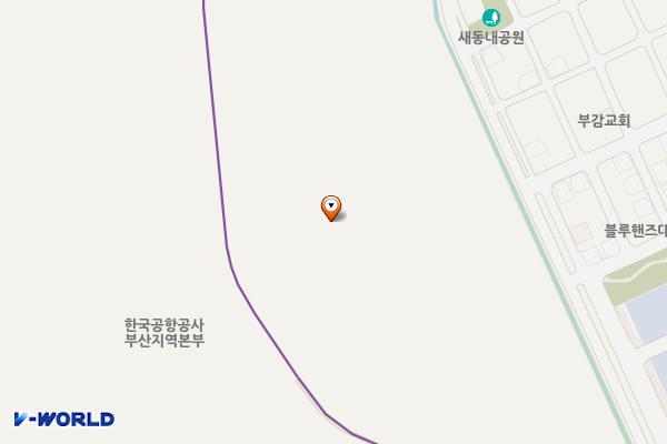 김해공항 위치 지도 — 부산광역시 강서구 공항진입로 108