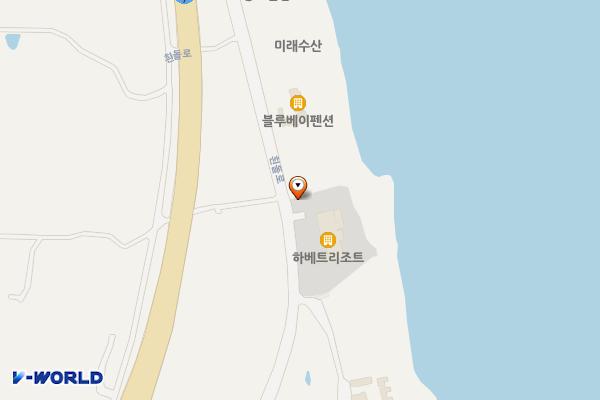 휴네스트 위치 지도 — 경상북도 영덕군 병곡면 병곡리 360번지