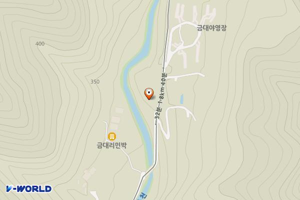 치악산국립공원사무소 금대분소 위치 지도 — 강원특별자치도 원주시 판부면 금대리 1343？ 