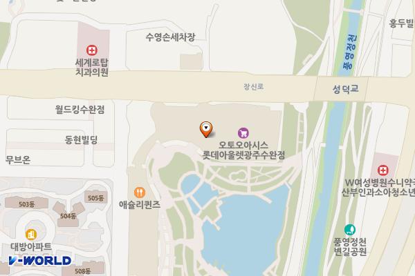 롯데마트 수완점 위치 지도 — 전남광주통합특별시 광산구 장신로 98