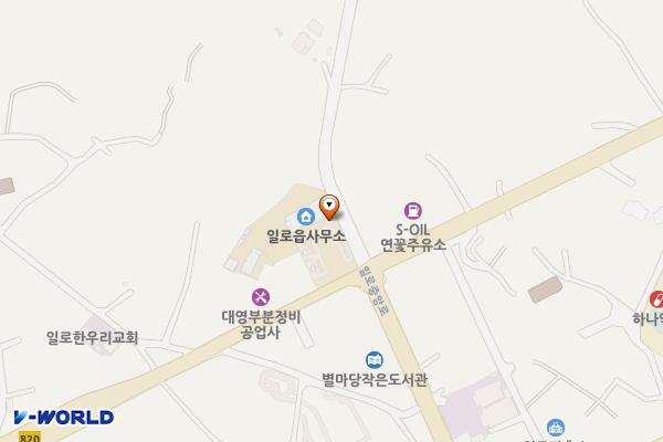 일로읍사무소 주차장 위치 지도 — 전남광주통합특별시 무안군 일로읍 일로중앙로 37