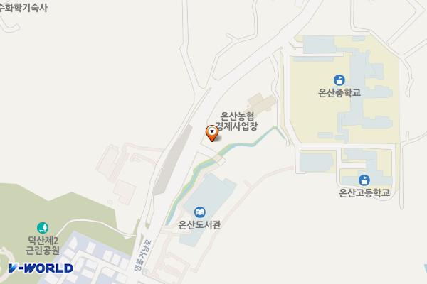 온산문화체육센터 위치 지도 — 울산광역시 울주군 온산읍 명봉거남로 46