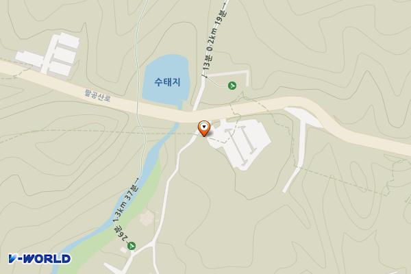수태골 공영주차장 위치 지도 — 대구광역시 동구 용수동 907-1