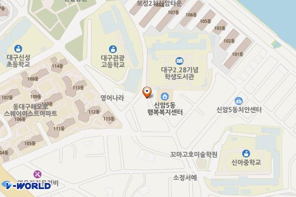 신암5동주민센터 위치 지도 — 대구광역시 동구 아양로37길 92
