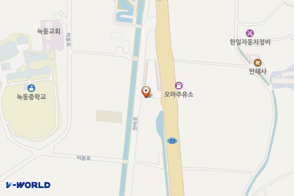 도양읍민회관 위치 지도 — 전남광주통합특별시 고흥군 도양읍 봉암리 1607-1