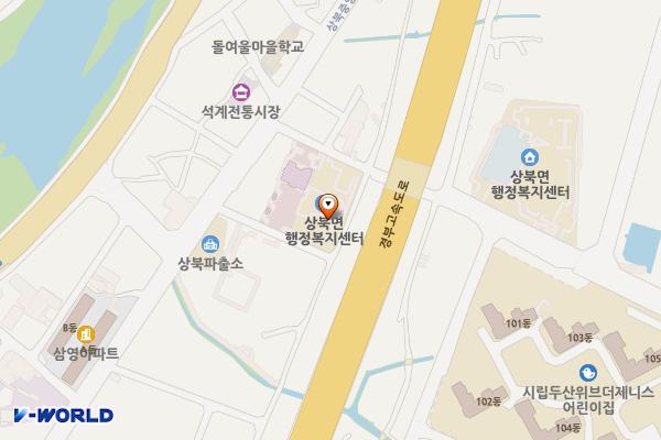 상북면사무소 위치 지도 — 경상남도 양산시 상북면 석계리 272-20