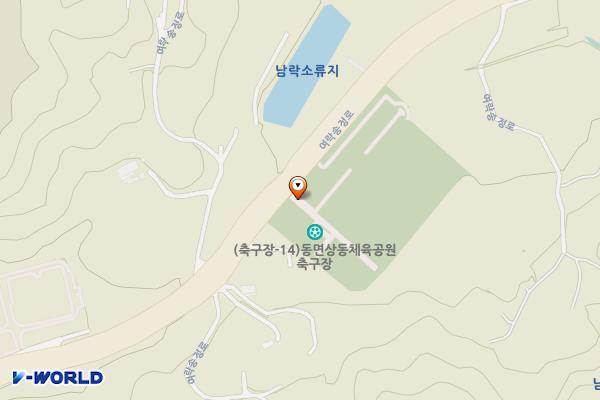 동면상동체육공원 위치 지도 — 경상남도 양산시 동면 여락리 301-1