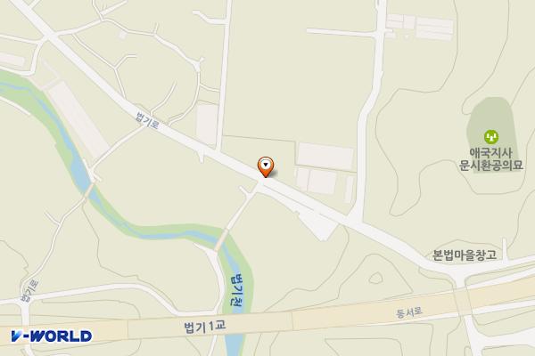 법기수원지 위치 지도 — 경상남도 양산시 동면 법기리 523-3