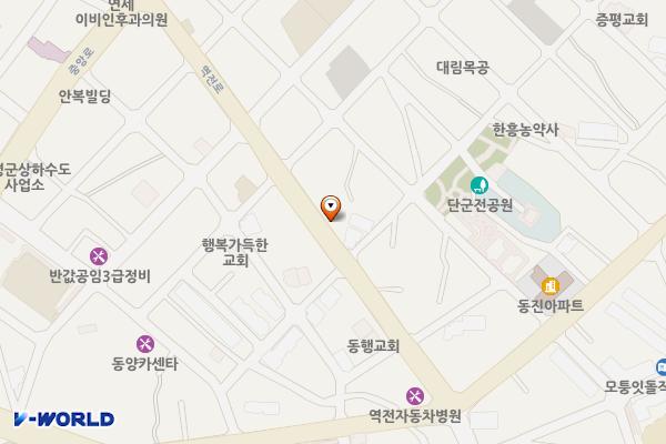 증평리 54주차장(나대지) 위치 지도 — 충청북도 증평군 증평읍 증평리 54