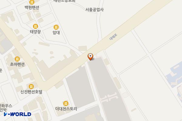 대천해수욕장 제1주차장 위치 지도 — 충청남도 보령시 신흑동 1437-3