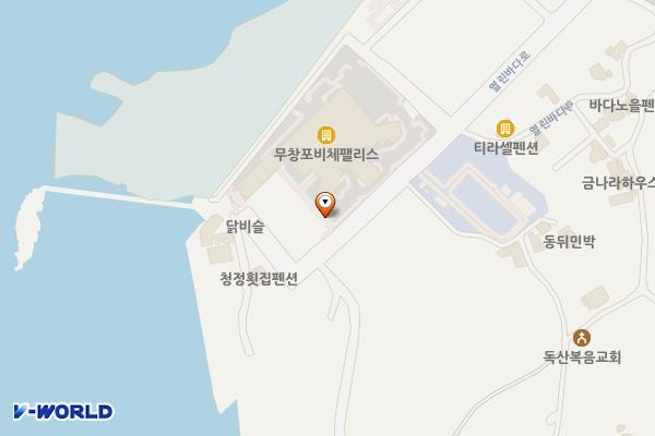 무창포해수욕장 제6공영주차장 위치 지도 — 충청남도 보령시 웅천읍 독산리 784-2, 입구 좌측