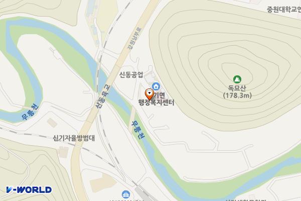 신기면사무소 위치 지도 — 강원특별자치도 삼척시 신기면 신기길 15