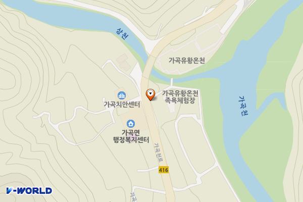 가곡면 행복문화센터 위치 지도 — 강원특별자치도 삼척시 가곡면 가곡천로 1476