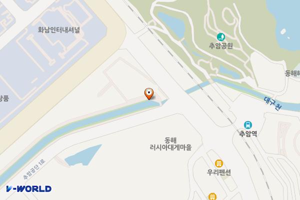 추암해변 신설주차장 위치 지도 — 강원특별자치도 동해시 추암동 510-2, 추암관광지제2공영주차장입구