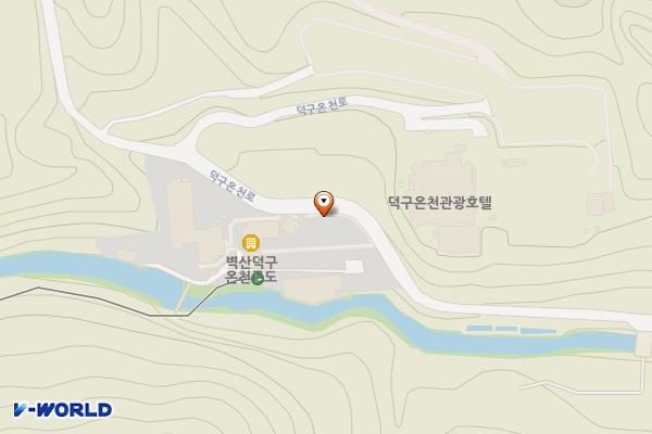 덕구온천콘도주차장 위치 지도 — 경상북도 울진군 북면 덕구리 578-6