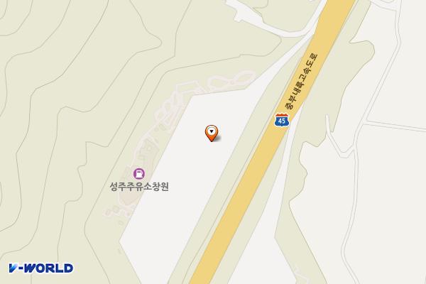 성주(창원) 휴게소 위치 지도 — 경상북도 성주군 대가면 중부내륙고속도로 97