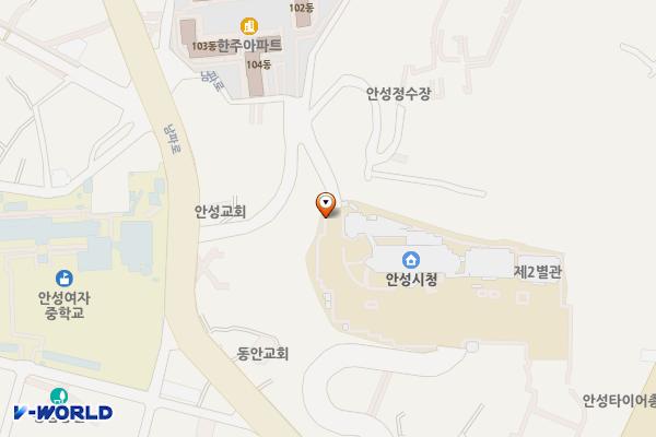 안성시청 위치 지도 — 경기도 안성시 시청길 25