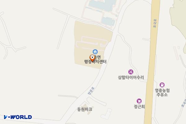 영중면사무소 위치 지도 — 경기도 포천시 영중면 양문로 151