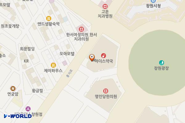 이마트 창원점 위치 지도 — 경상남도 창원시 성산구 원이대로 608
