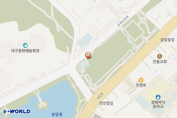 두류공원관리소 위치 지도 — 대구광역시 달서구 공원순환로 216