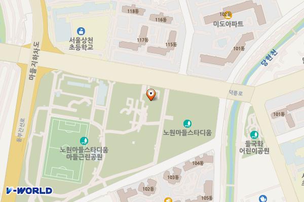 노원에코센터 위치 지도 — 서울특별시 노원구 덕릉로 450
