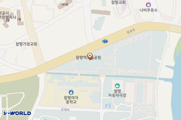 함평엑스포공원 위치 지도 — 전남광주통합특별시 함평군 함평읍 함장로 1160