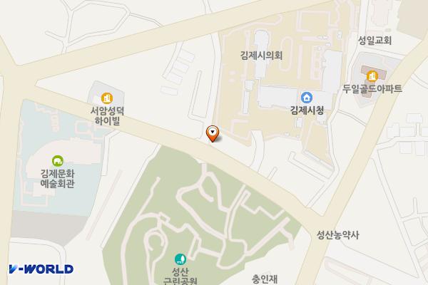 김제시청 위치 지도 — 전북특별자치도 김제시 중앙로 40
