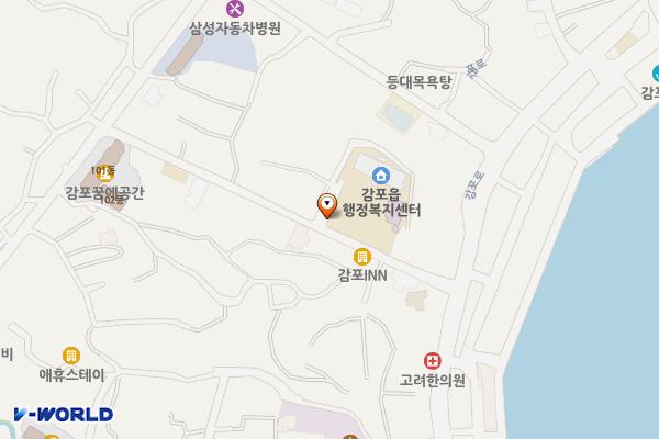 감포읍사무소 위치 지도 — 경상북도 경주시 감포읍 감포리 62-2