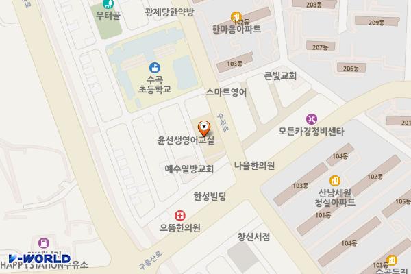 수곡2동행정복지센터 위치 지도 — 충청북도 청주시 서원구 수곡로61